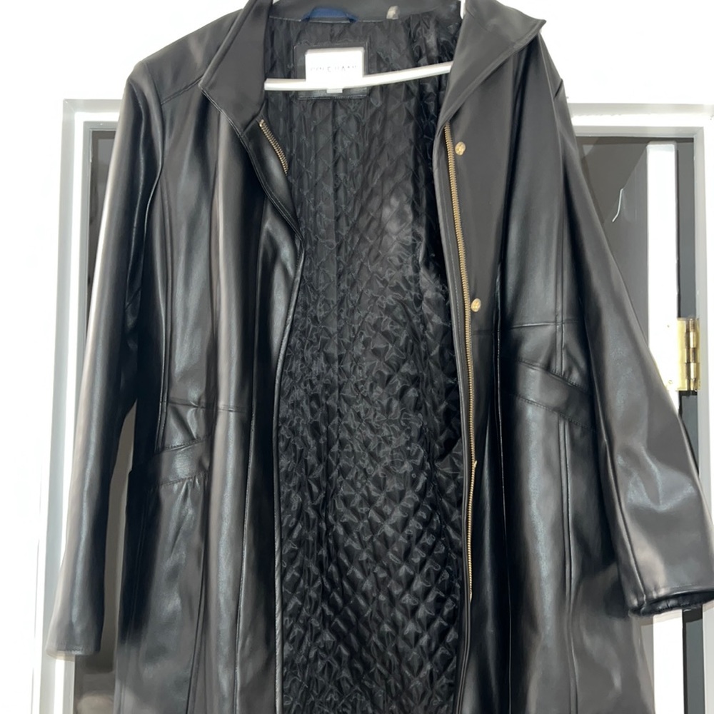 Cole Han Leather Trench